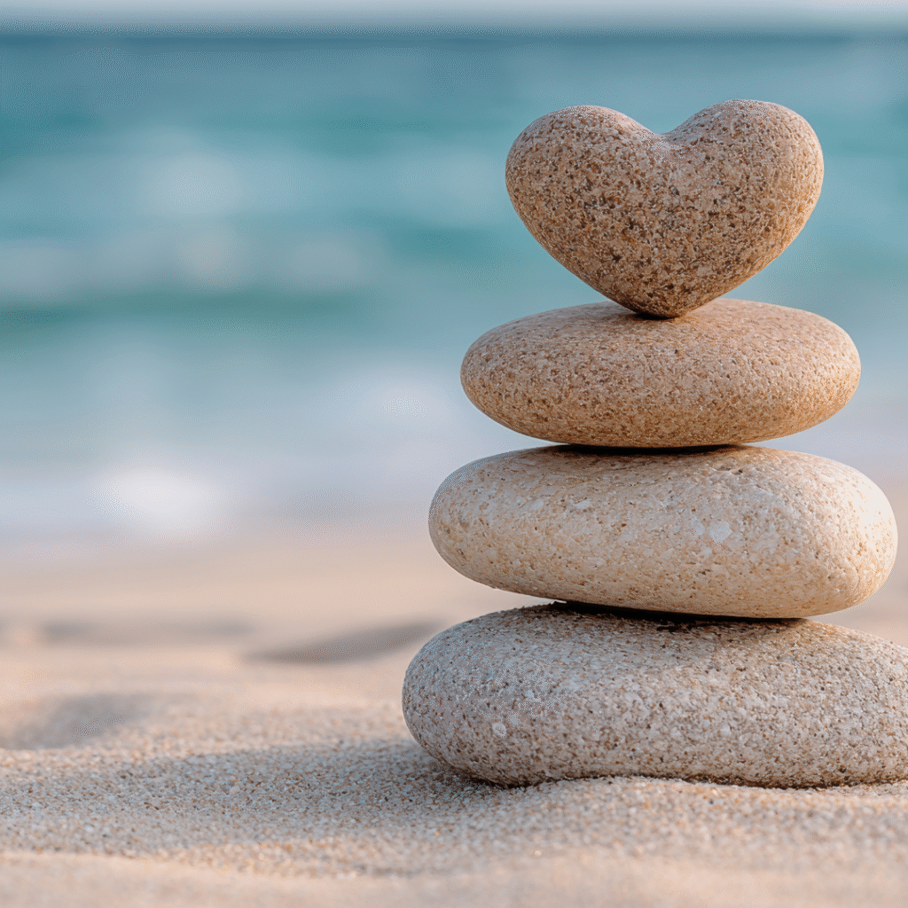 Heart cairn